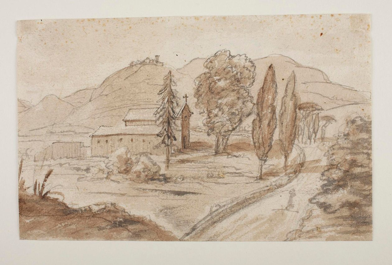Berglandschap door Bertel Thorvaldsen