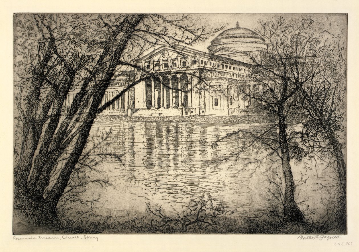 Gebouw voor schone kunsten - Lente door Bertha E. Jaques