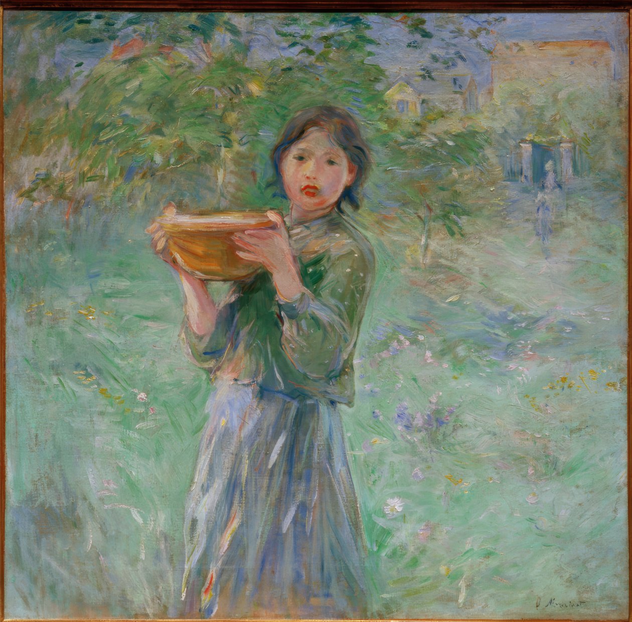 De melkkan door Berthe Morisot