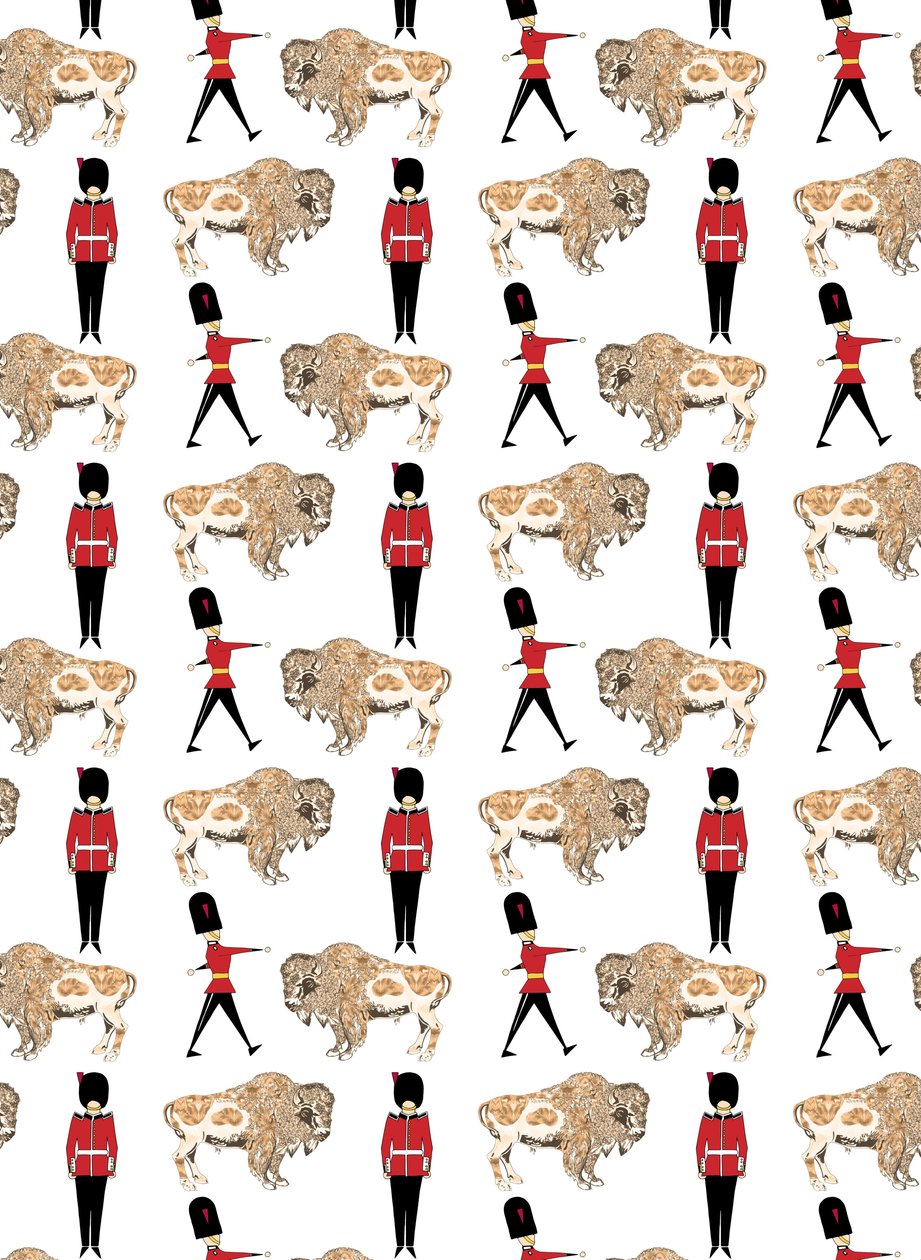 Buffalo Soldier, 2015 (illustratie, digitaal) door Beth Travers