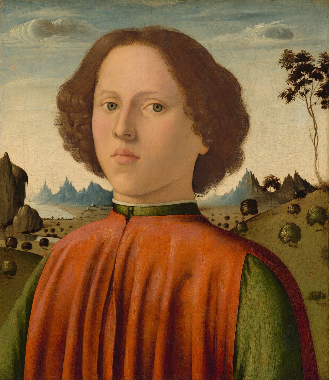 Portret van een jongen door Biagio d