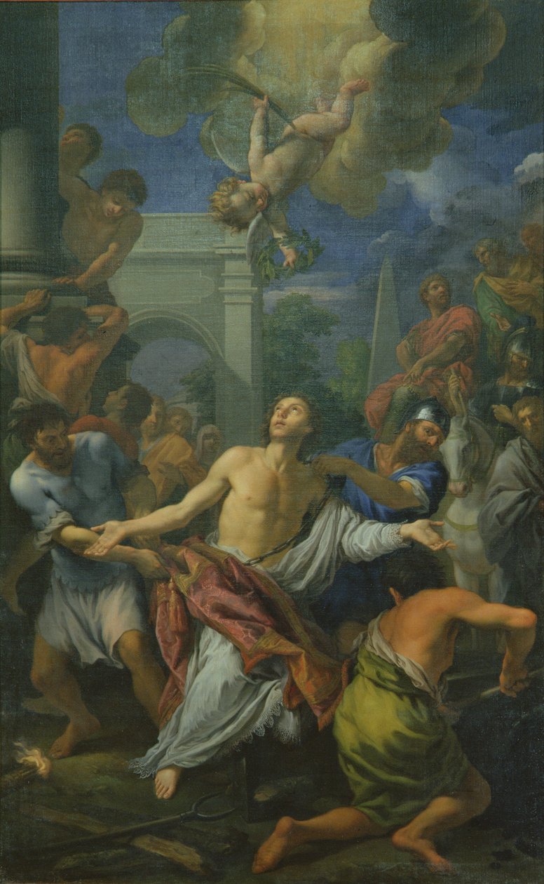 De ontmoeting tussen St. Antonius en St. Paulus door Bicci di Lorenzo