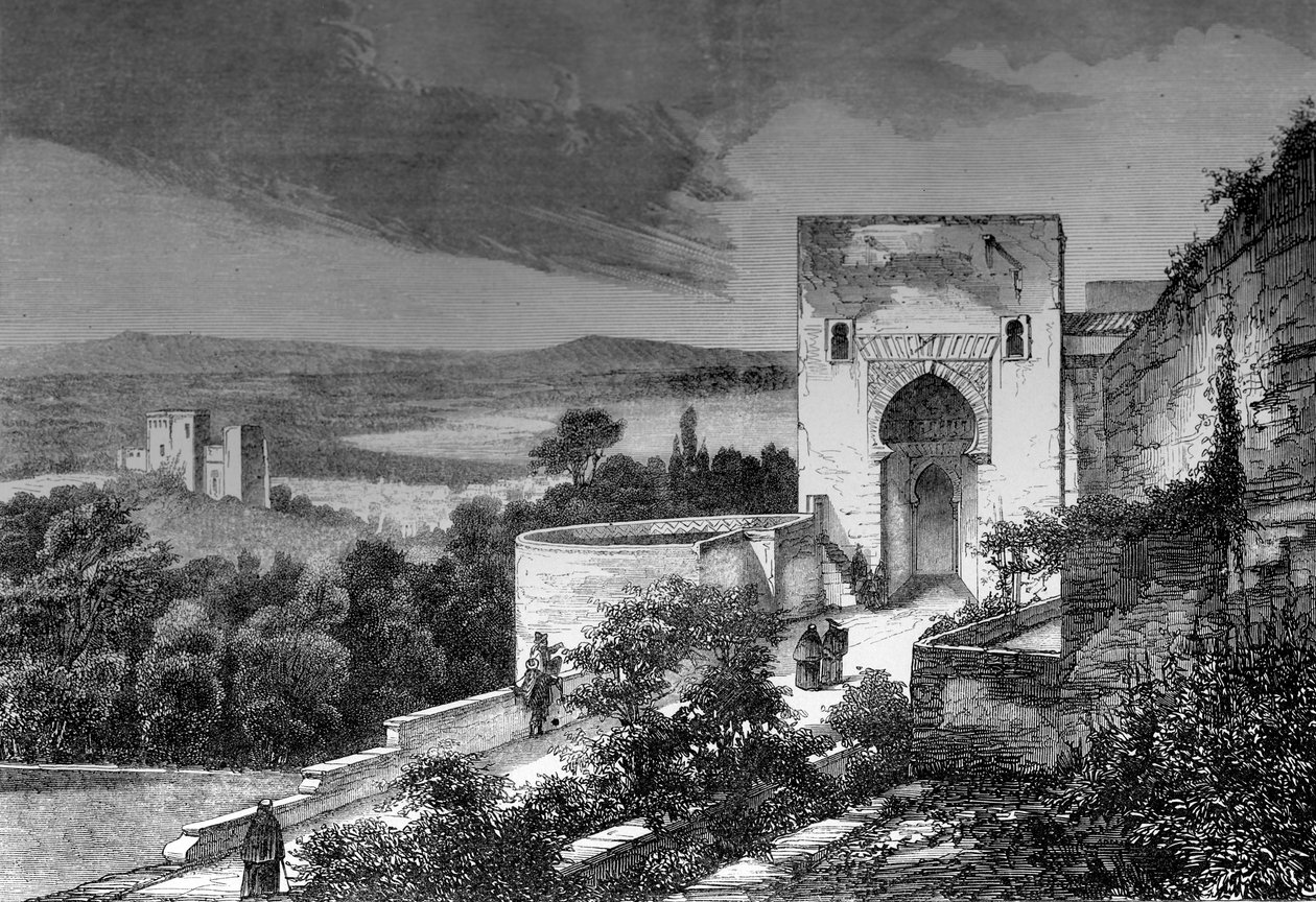 De Mezquita, Córdoba, Spanje, 1849 door Bisson and Cottard