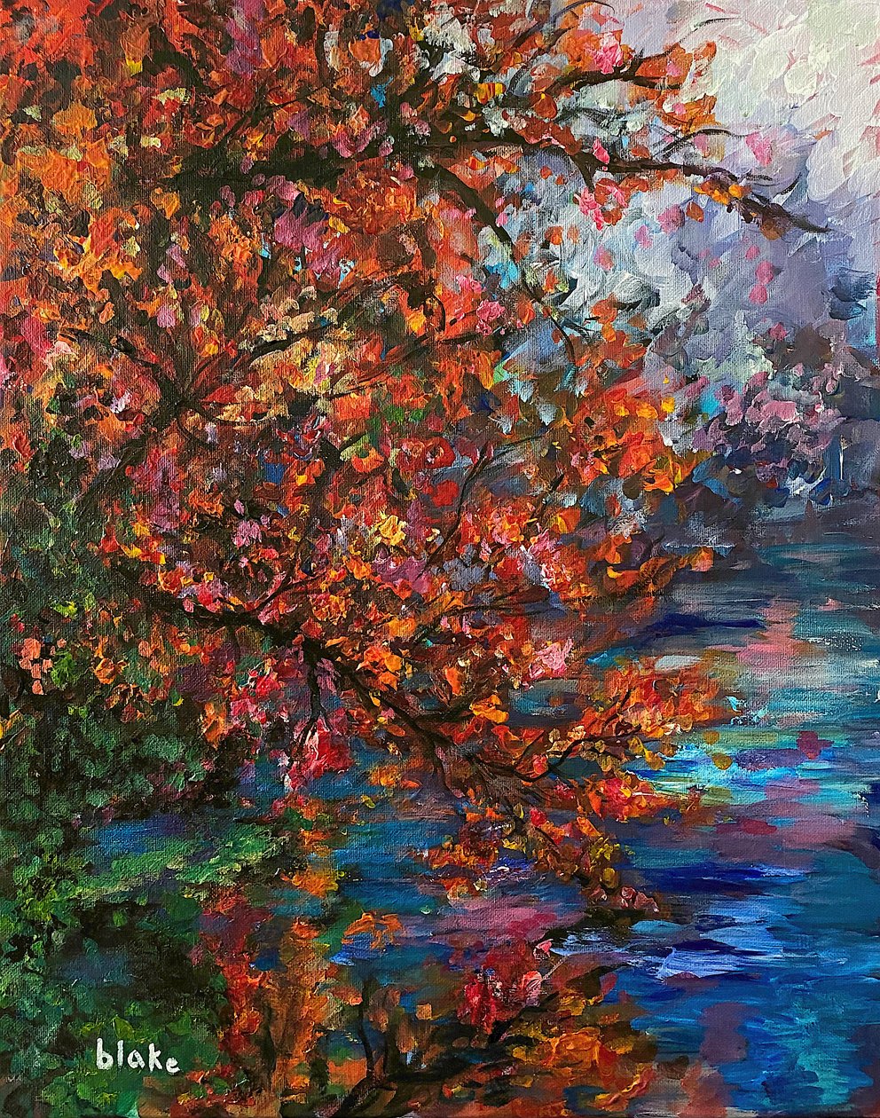 Herfst Rivier, ca. 2021 door Blake Munch