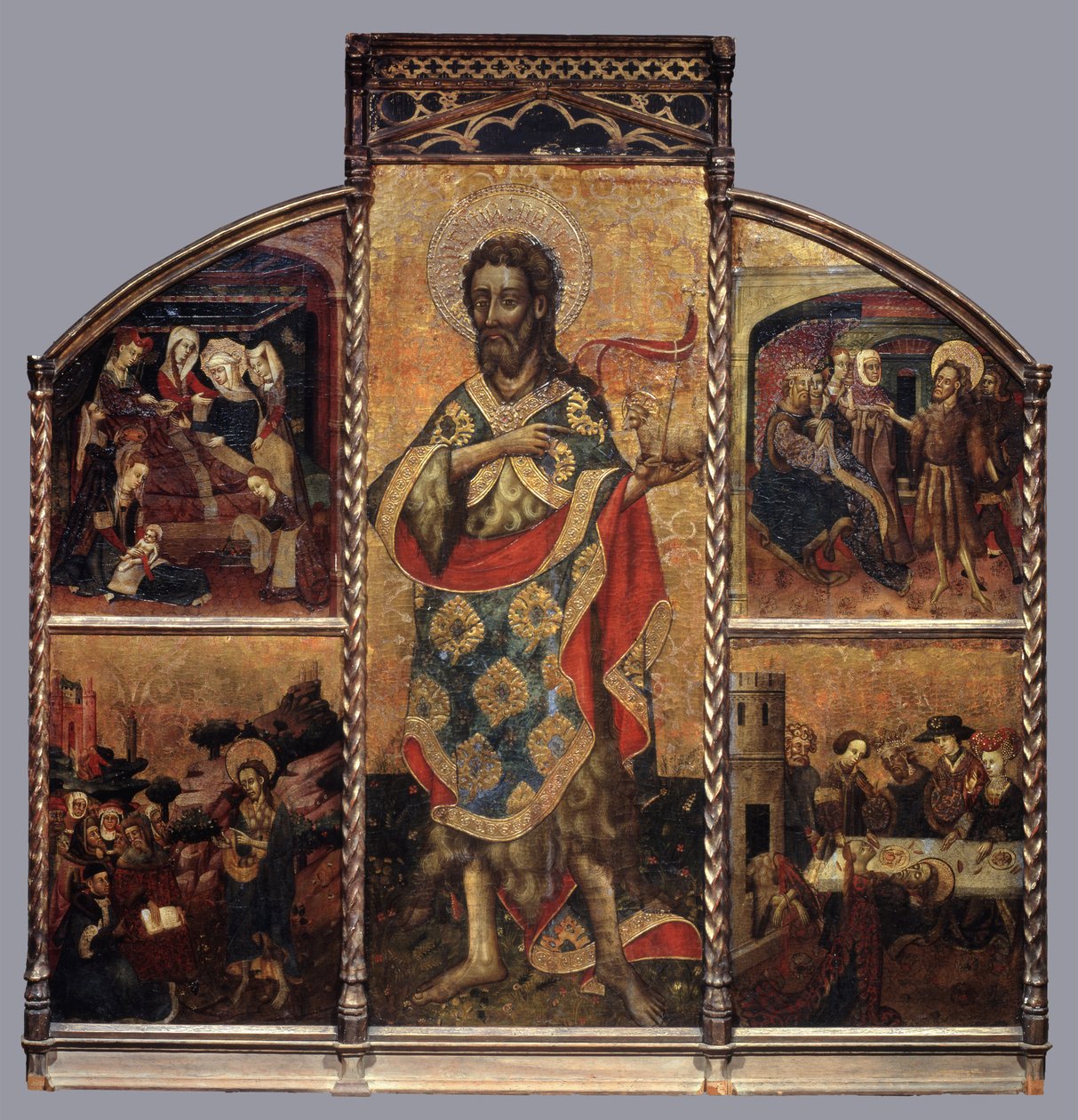 Altaarstuk van Sint Johannes de Doper door Blasco de Granen