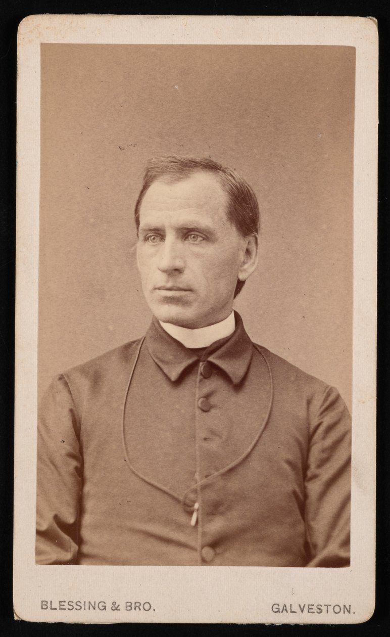 Portret van Rev. Joseph Celestine Carrier, voor 1876 door Blessing and Bro