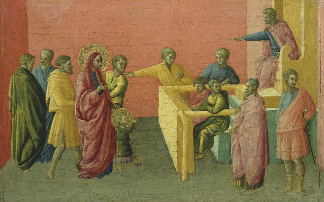Verhaal van de heiligen Julitta en Quiricus door Borghese di Piero