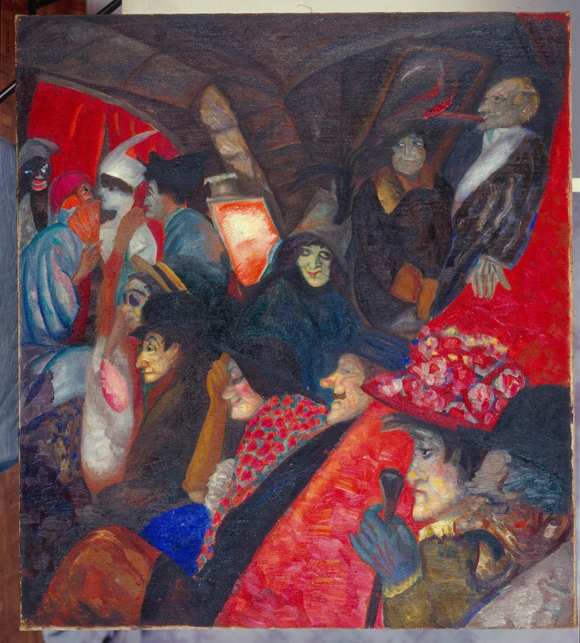 Cabaret Black Cat in Parijs door Boris Dmitrievich Grigoriev