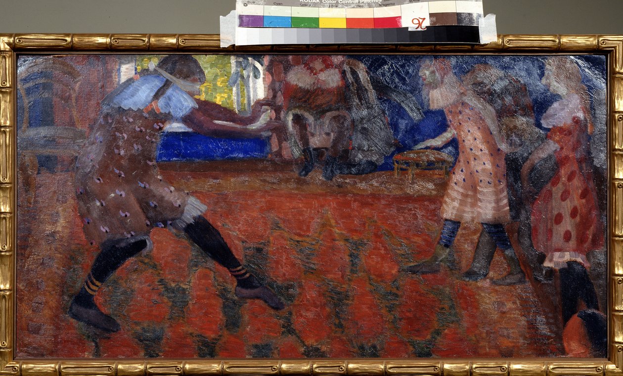 Blindemannetje door Boris Dmitrievich Grigoriev