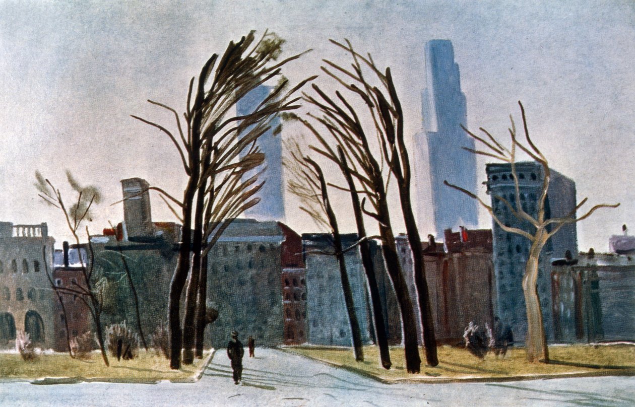Onbekend schilderij door Boris Mikhailovich Kustodiev
