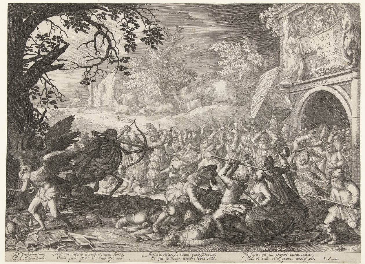 De Triomf van de Dood door Boëtius Adamsz. Bolswert