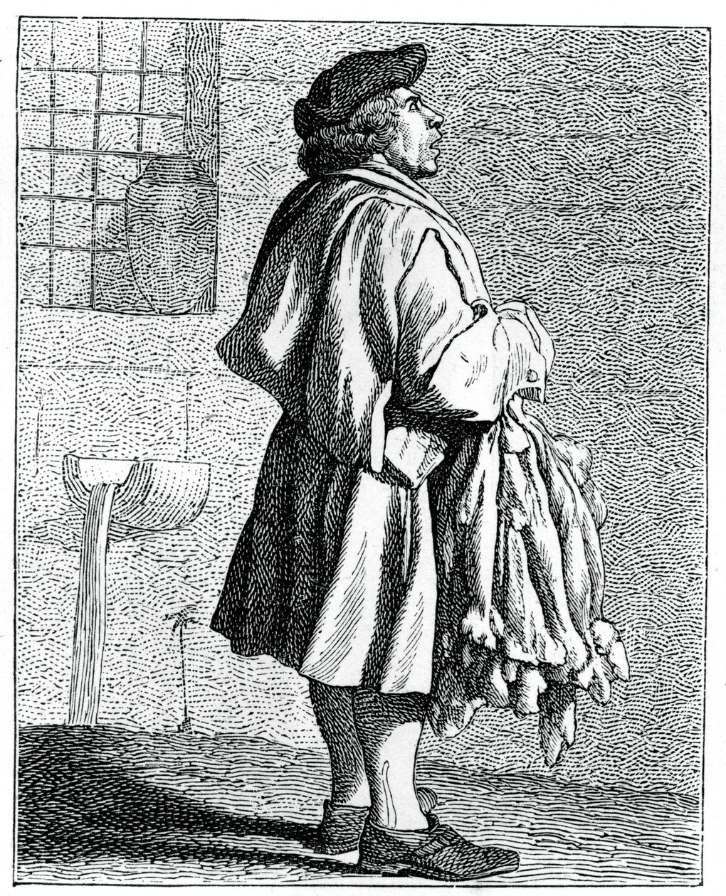 Konijnenvellen!, 1737-1742 door Bouchardon