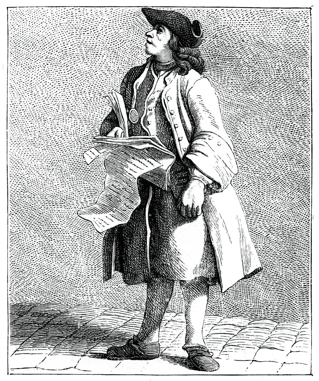 De lijst van de winnaars in de loterij!, 1737-1742 door Bouchardon