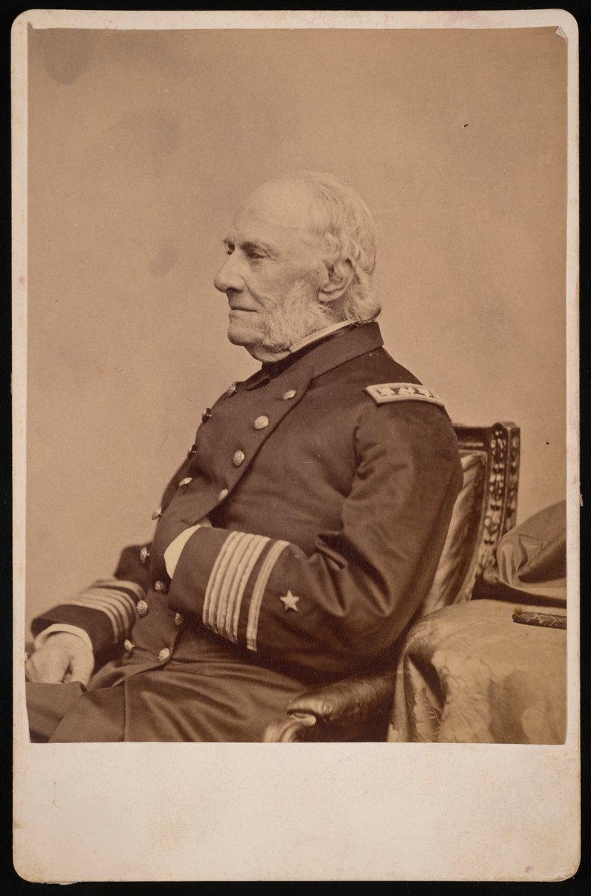 Portret van admiraal William Branford Shubrick 1790-1874, voor 1874 door Brady
