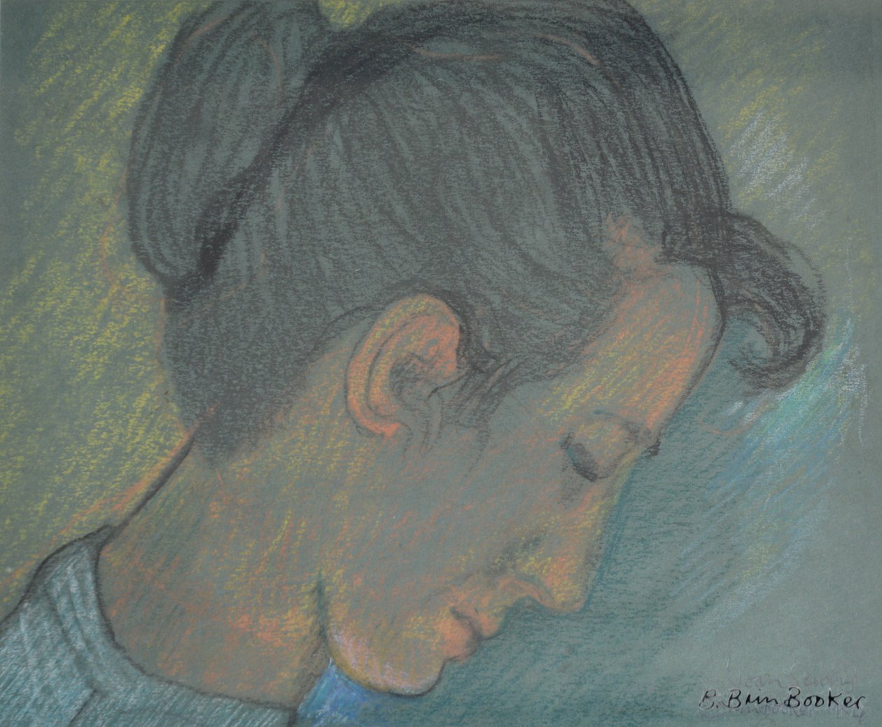 Portret van Joan door Brenda Brin Booker