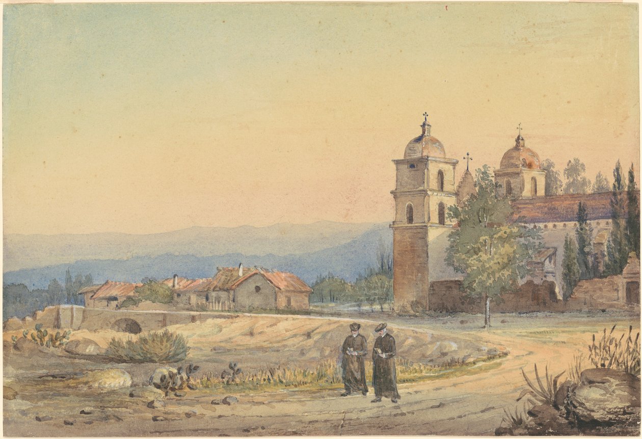 Kerk van Santa Barbara door British 19th Century