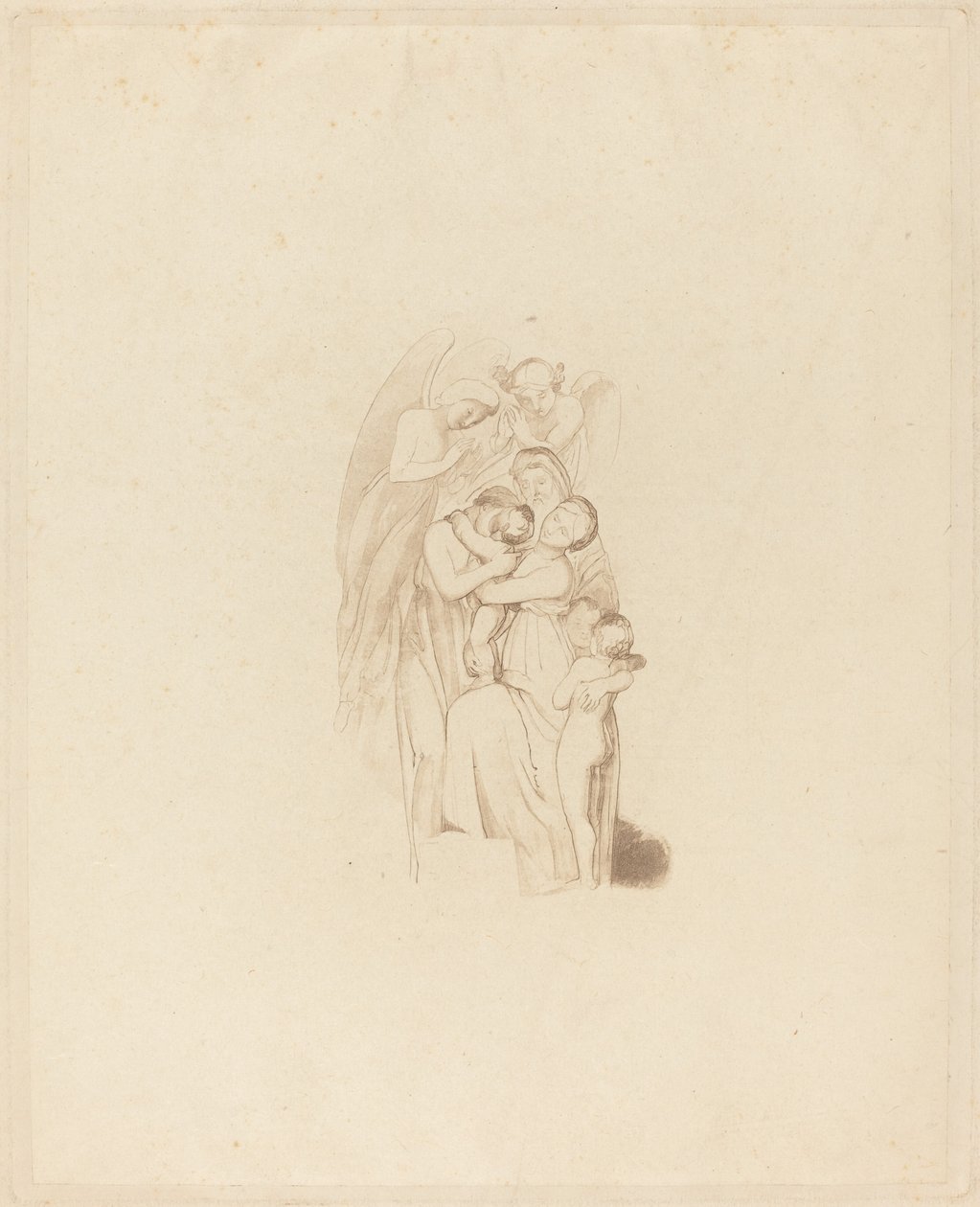 Heilige Familie? met Engelen l.1: De Mars van het Intellect door British 19th Century