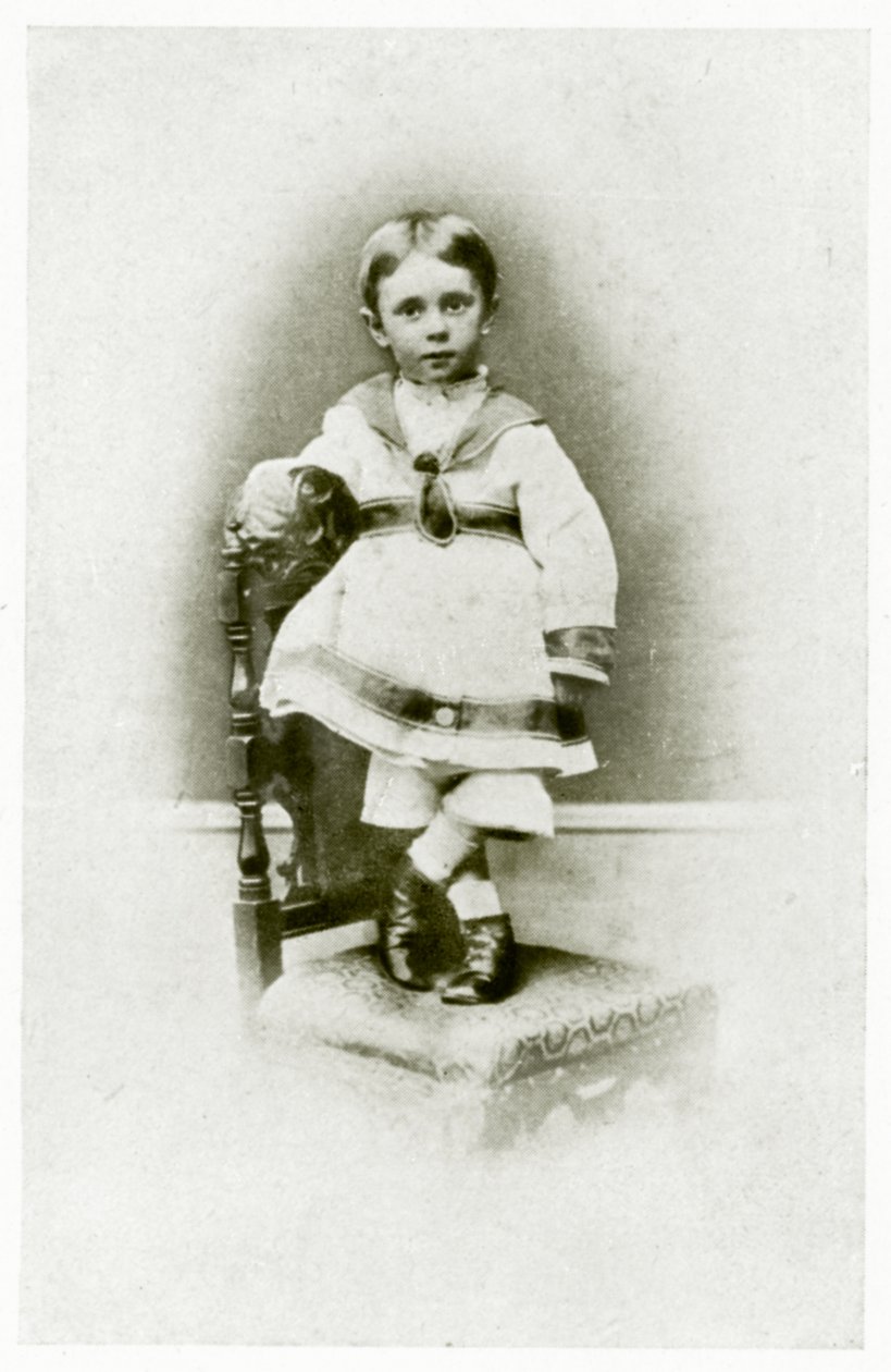 Aubrey Beardsley, 2 jaar en 3 maanden oud door British Photographer