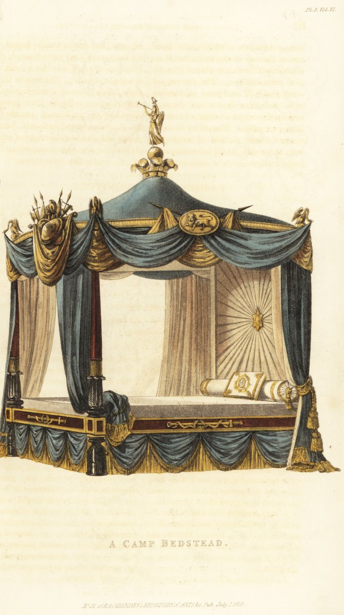 Een veldbed voor een militaire officier door British School