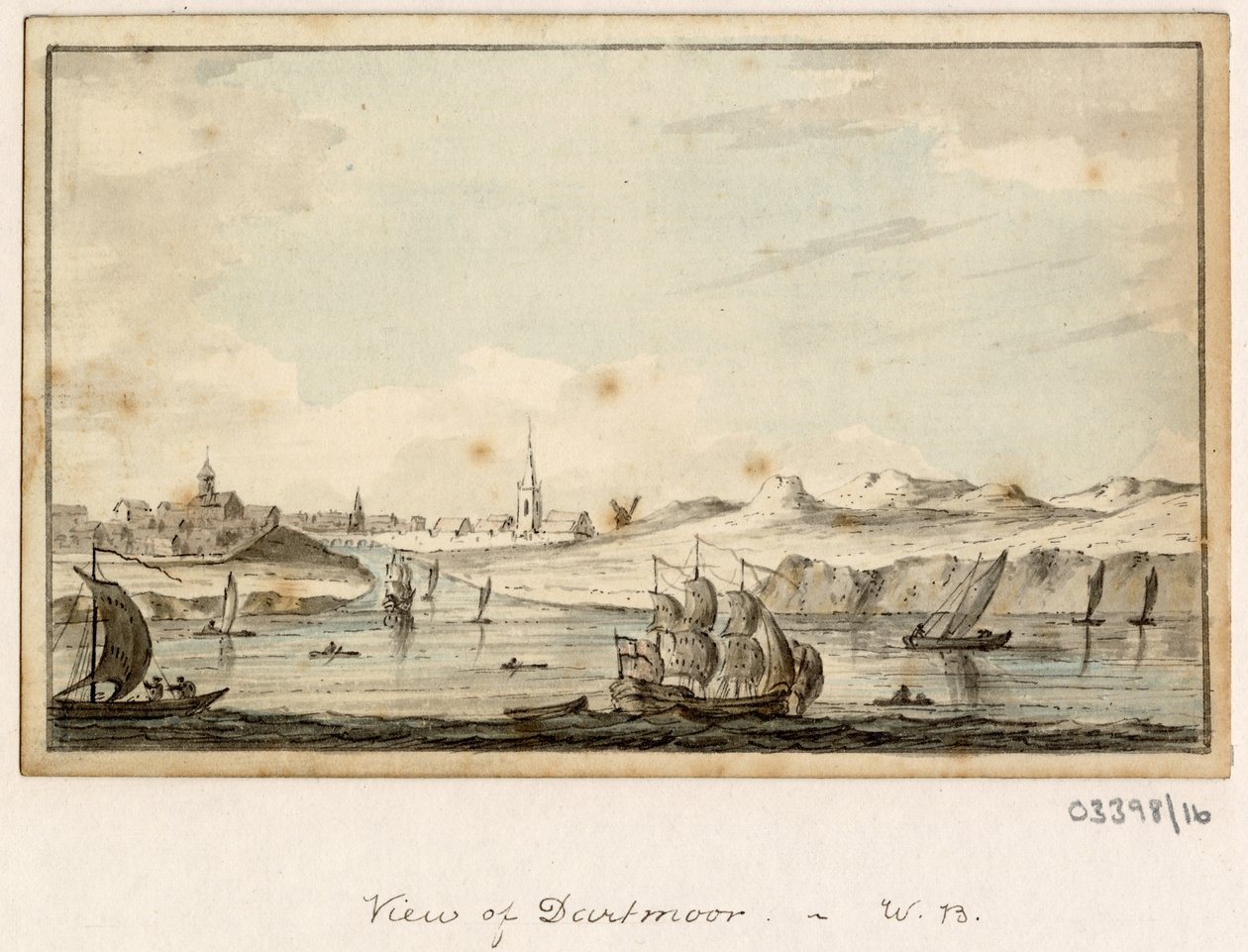 Een reeks schetsen, uitzichten in Groot-Brittannië, het Continent en Amerika 1772-1778 door British School