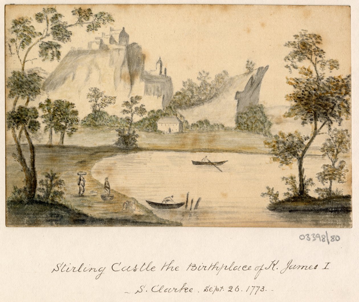 Een reeks schetsen, uitzichten in Groot-Brittannië, het Continent en Amerika 1772-1778 door British School