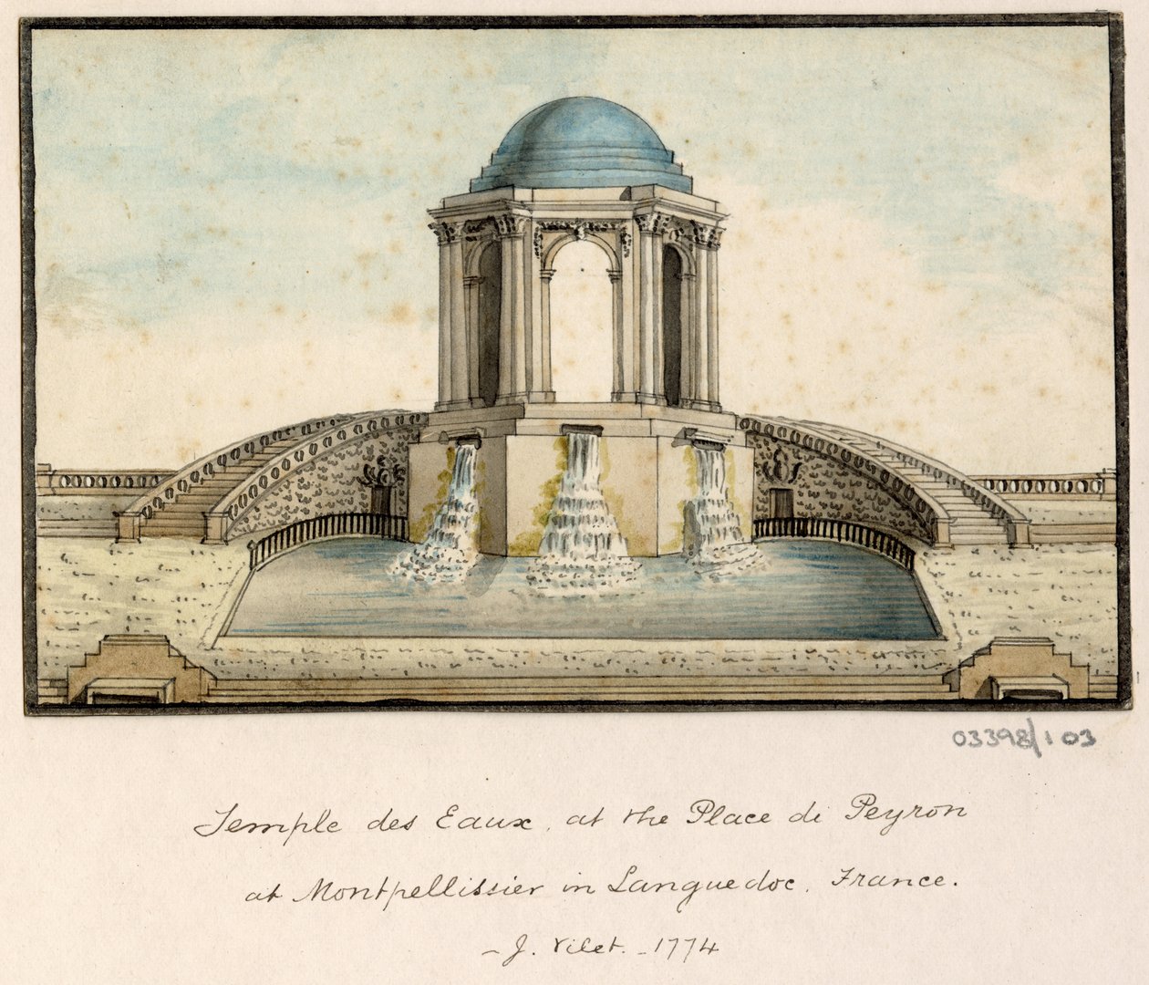 Een reeks schetsen, uitzichten in Groot-Brittannië, het Continent en Amerika 1772-1778 door British School