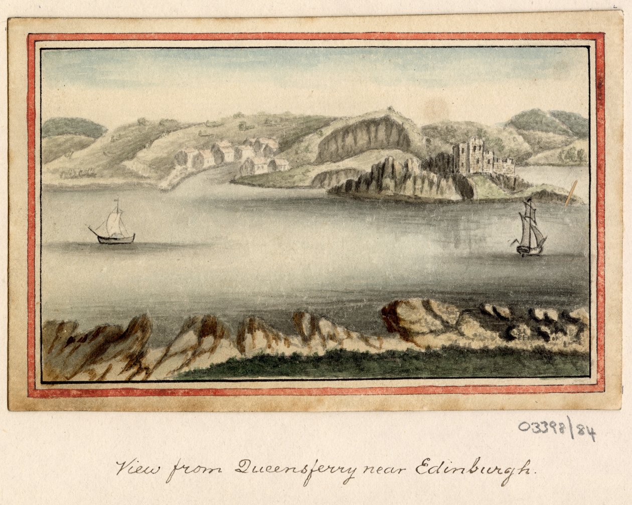Een reeks schetsen, uitzichten in Groot-Brittannië, het Continent en Amerika 1772-1778 door British School