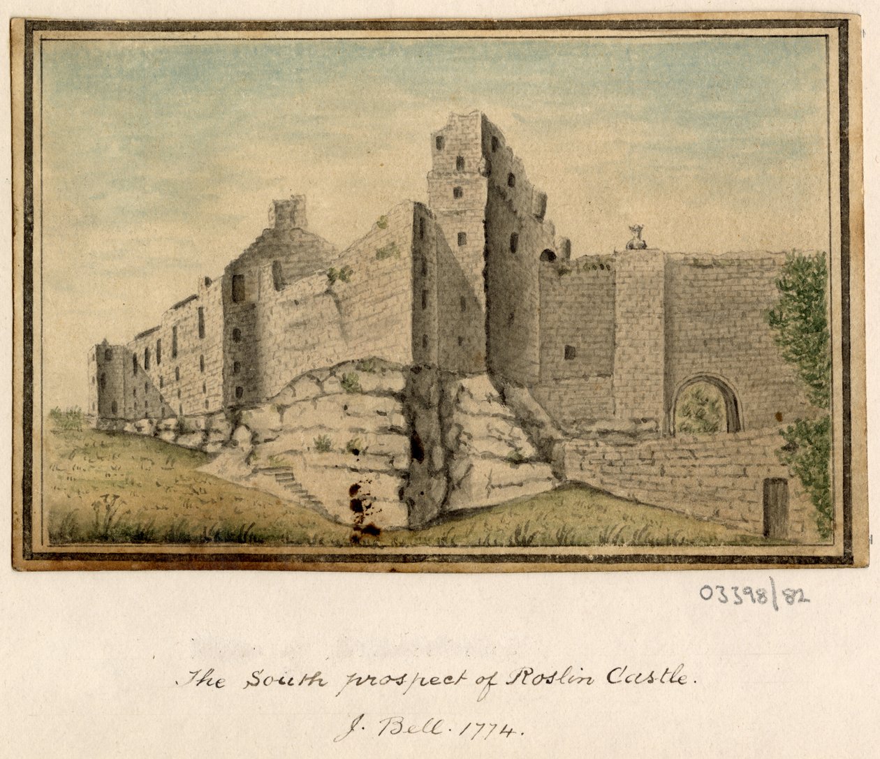 Een reeks schetsen, uitzichten in Groot-Brittannië, het Continent en Amerika 1772-1778 door British School