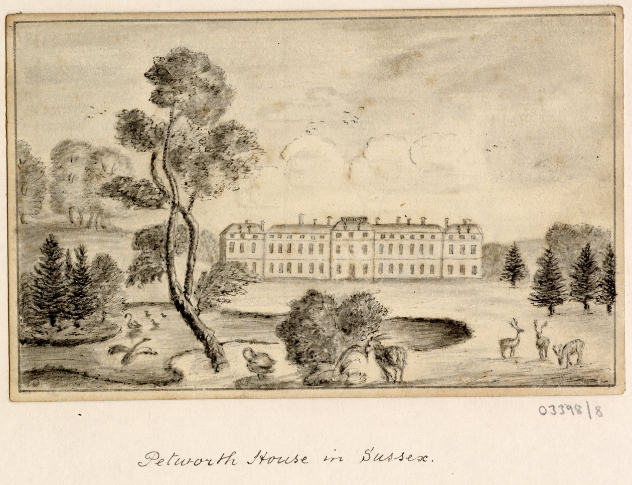 Een reeks schetsen, uitzichten in Groot-Brittannië, het Continent en Amerika 1772-1778 door British School