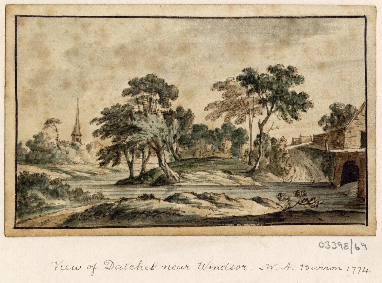 Een reeks schetsen, uitzichten in Groot-Brittannië, het Continent en Amerika 1772-1778 door British School