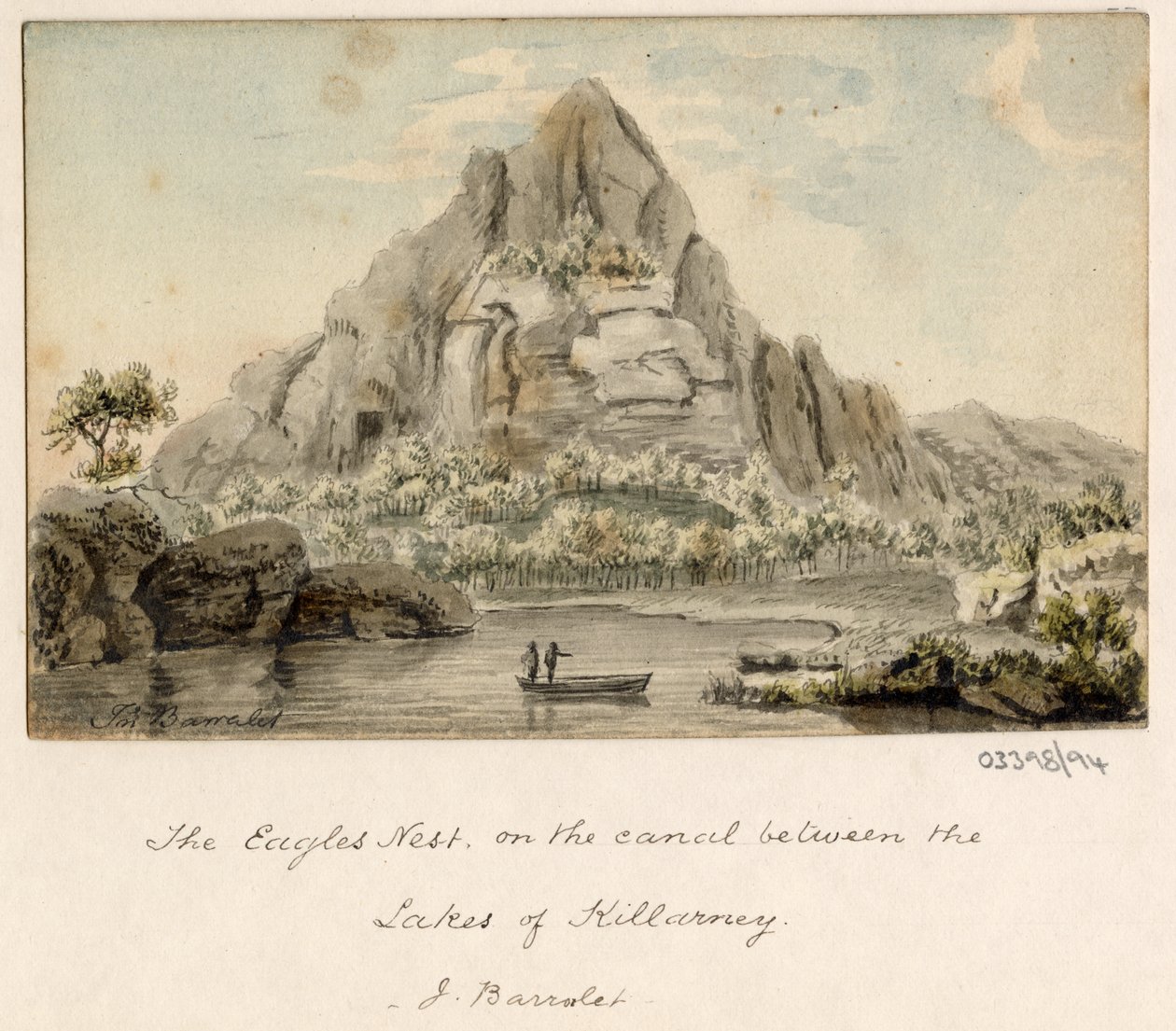 Een reeks schetsen, uitzichten in Groot-Brittannië, het Continent en Amerika 1772-1778 (aquarel) door British School