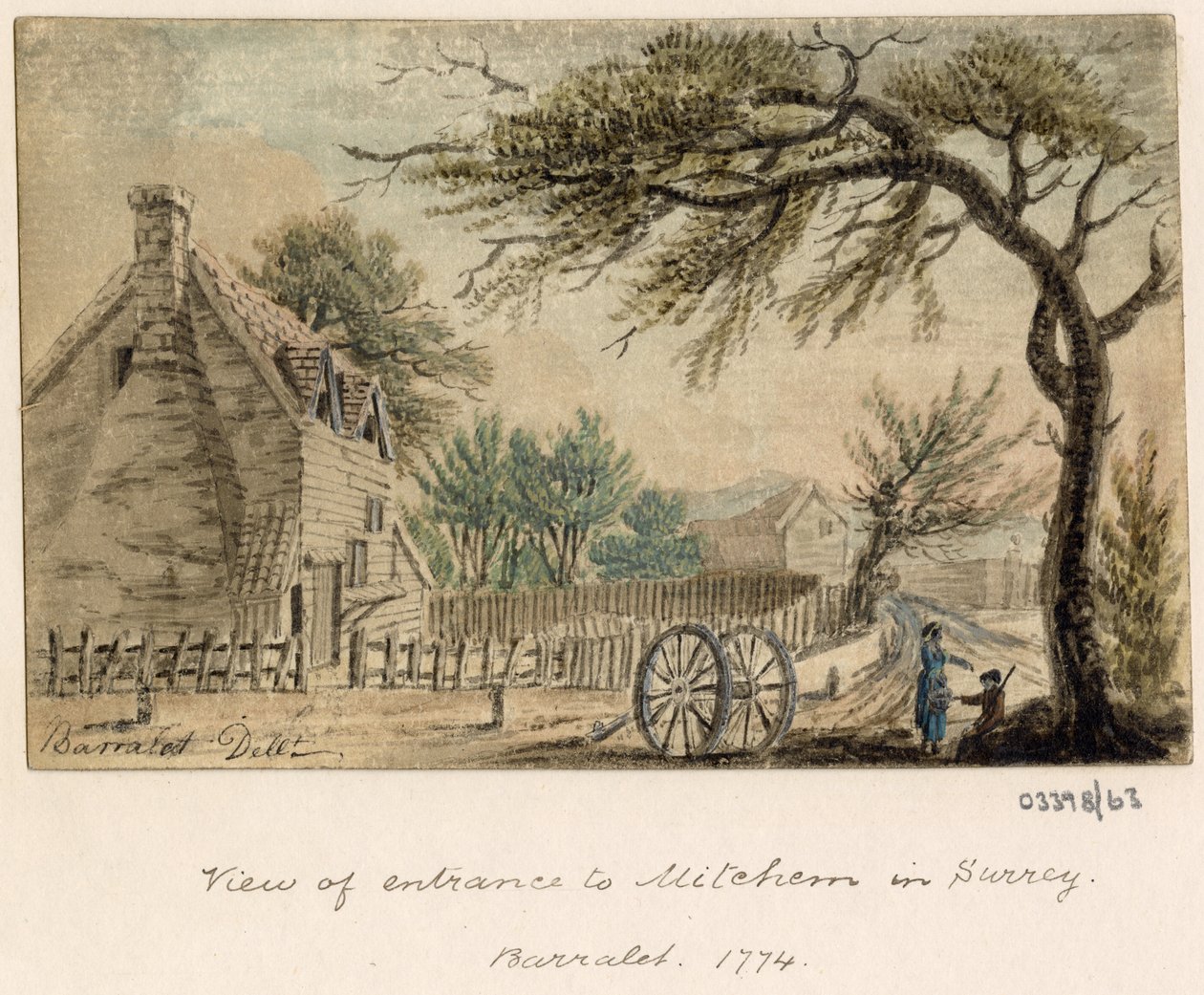 Een reeks schetsen, uitzichten in Groot-Brittannië, het Continent en Amerika 1772-1778 door British School
