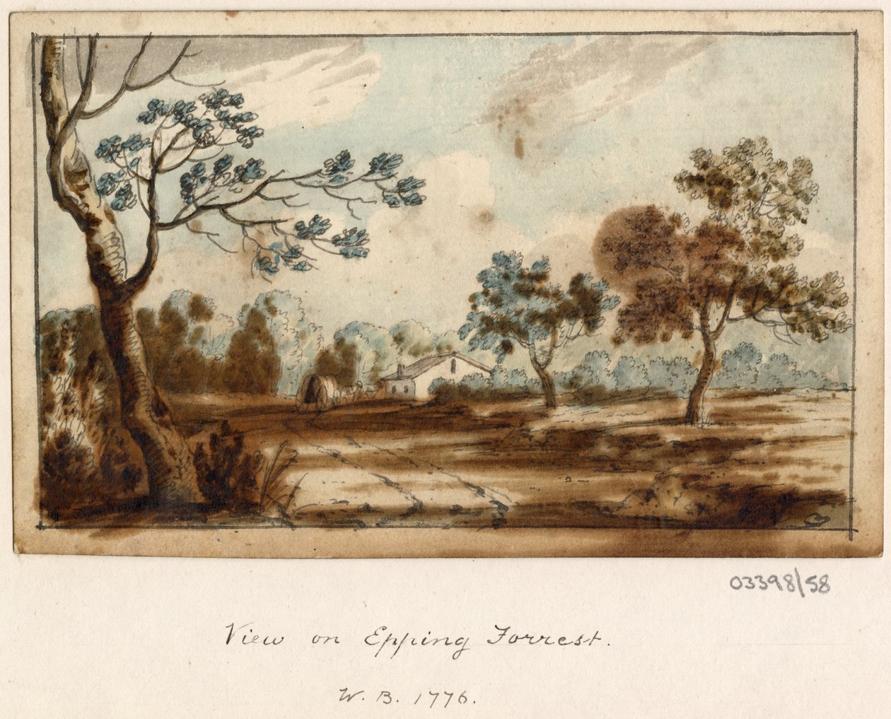 Een reeks schetsen, uitzichten in Groot-Brittannië, het Continent en Amerika 1772-1778 door British School
