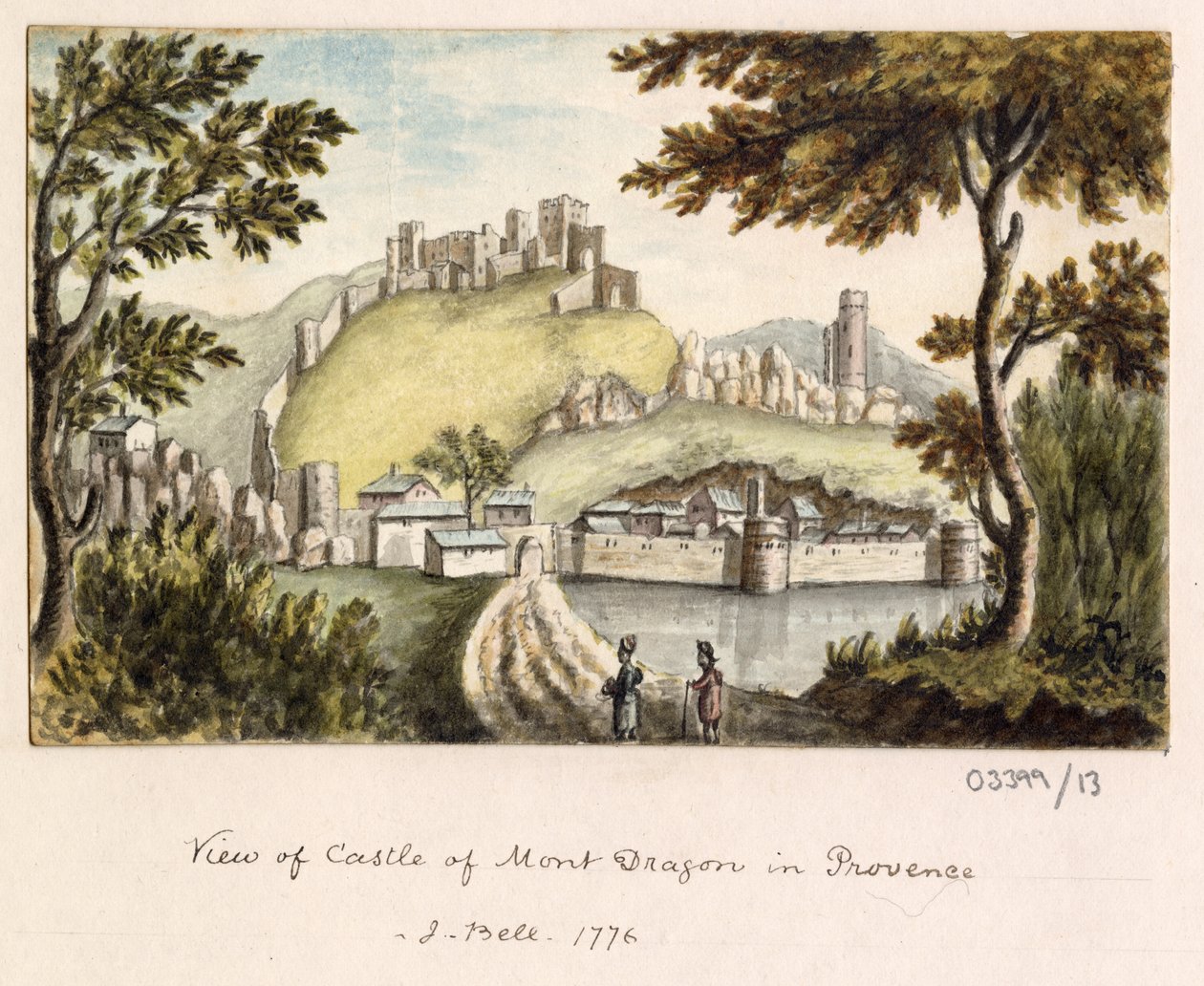 Een reeks schetsen, uitzichten in Groot-Brittannië, het Continent en Amerika 1772-1778 door British School