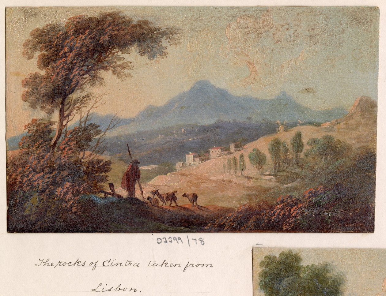 Een reeks schetsen, uitzichten in Groot-Brittannië, het Continent en Amerika 1772-1778 door British School