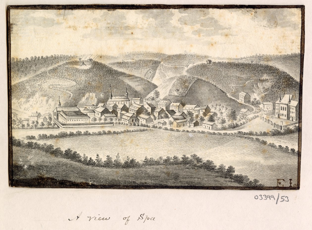 Een reeks schetsen, uitzichten in Groot-Brittannië, het Continent en Amerika 1772-1778 door British School
