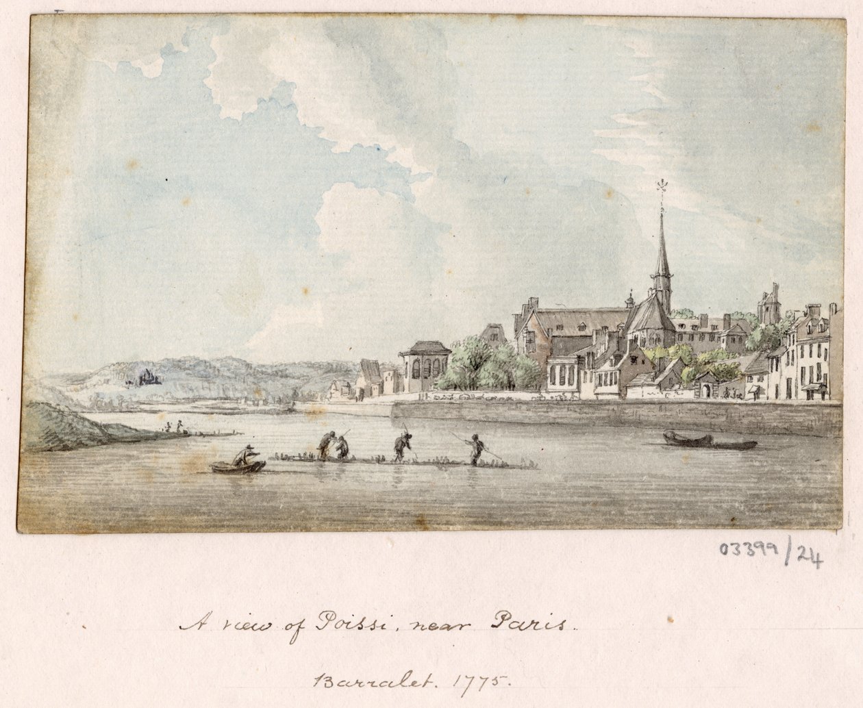 Een reeks schetsen, uitzichten in Groot-Brittannië, het Continent en Amerika 1772-1778 door British School