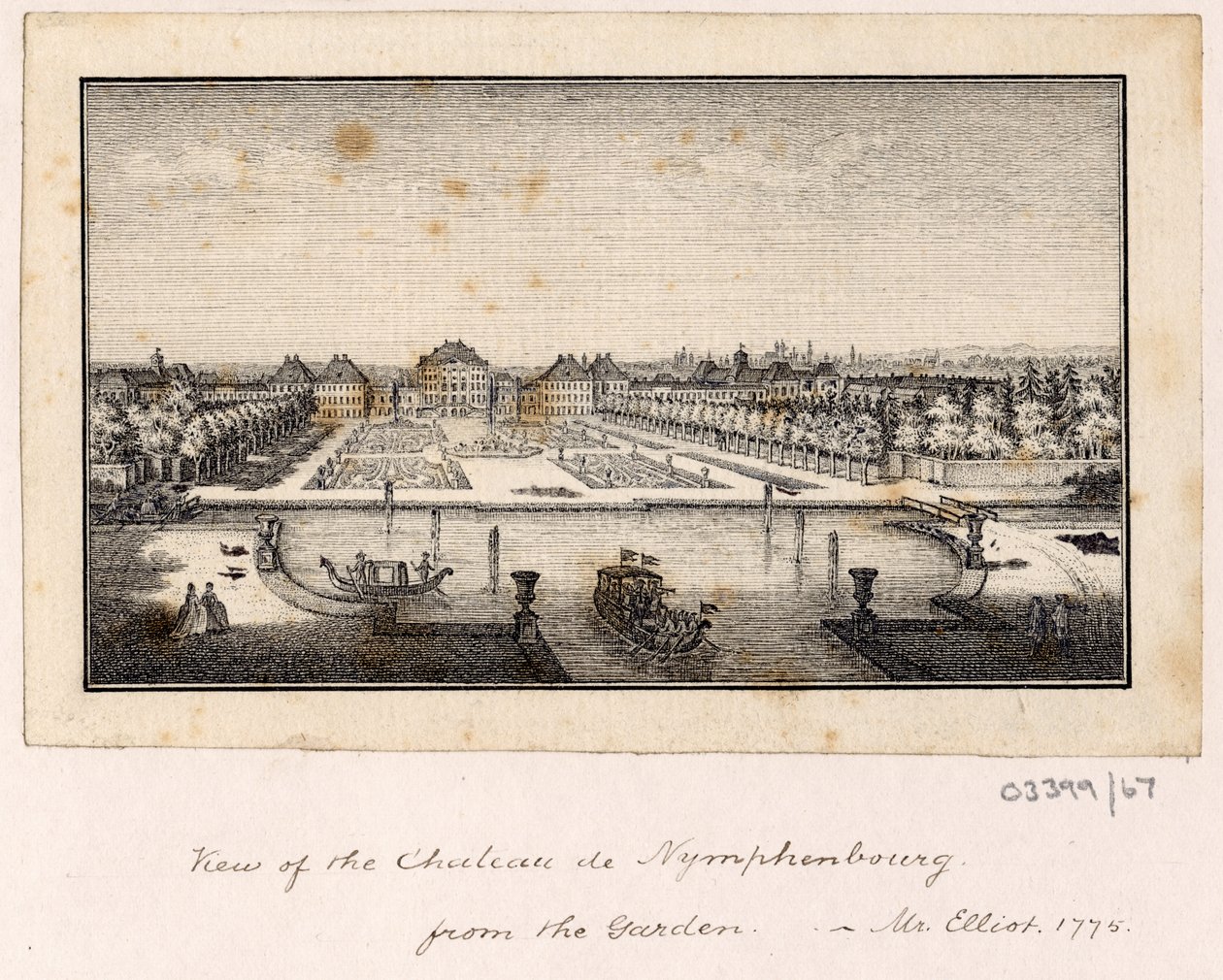Een reeks schetsen, uitzichten in Groot-Brittannië, het Continent en Amerika 1772-1778 door British School