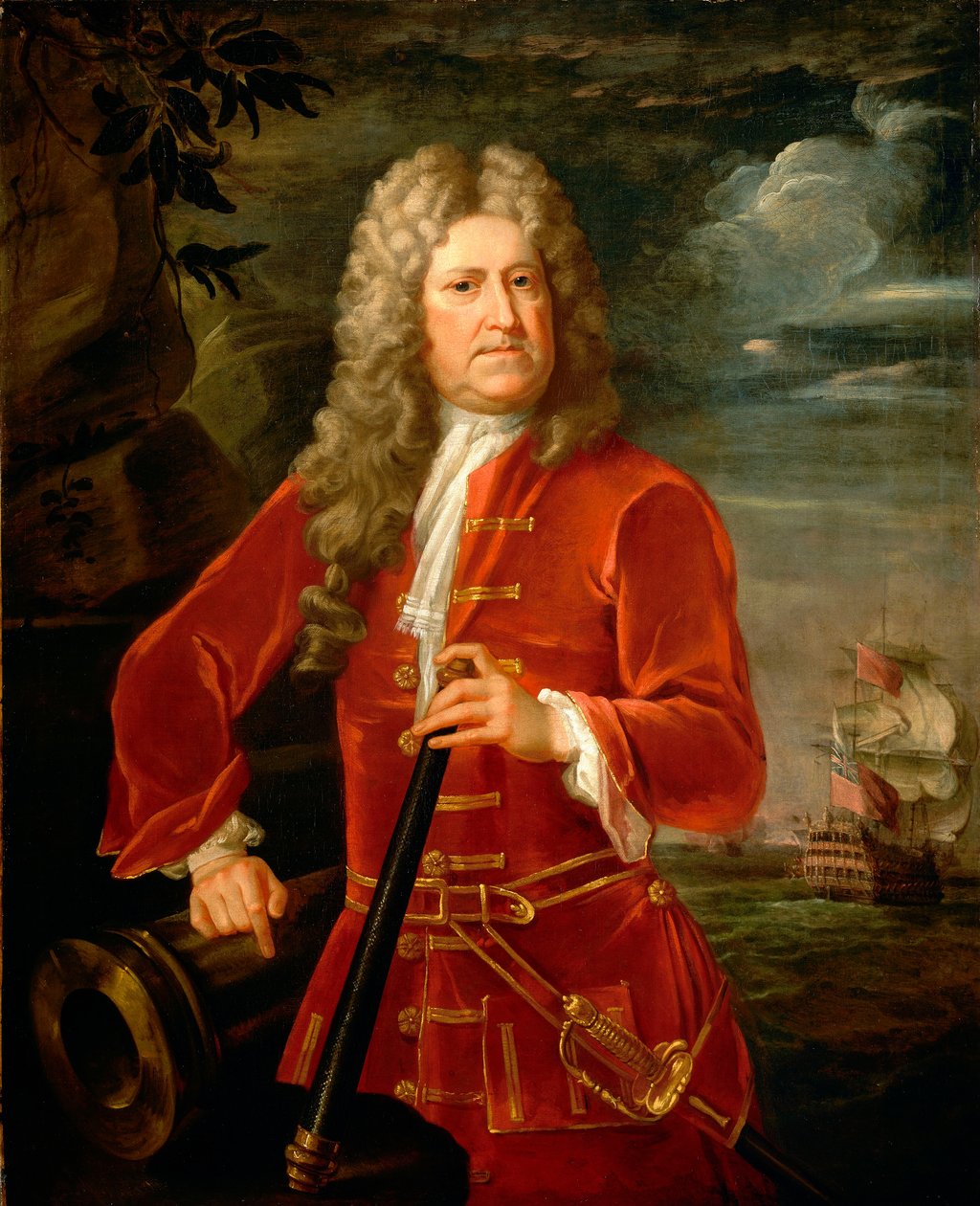 Admiraal Nicholas Haddock (1686-1746), c.1742-43 door British School