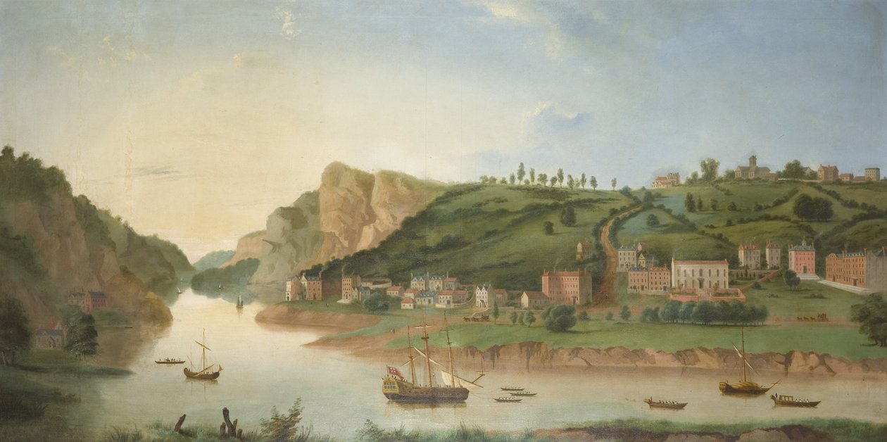 Hotwells, met een uitzicht op de Avon Gorge door British School