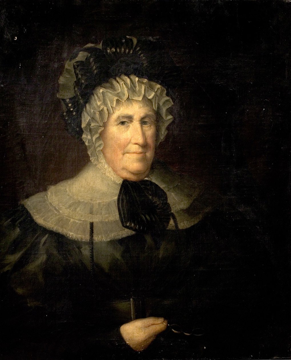 Dame met een gekrulde muts door British School