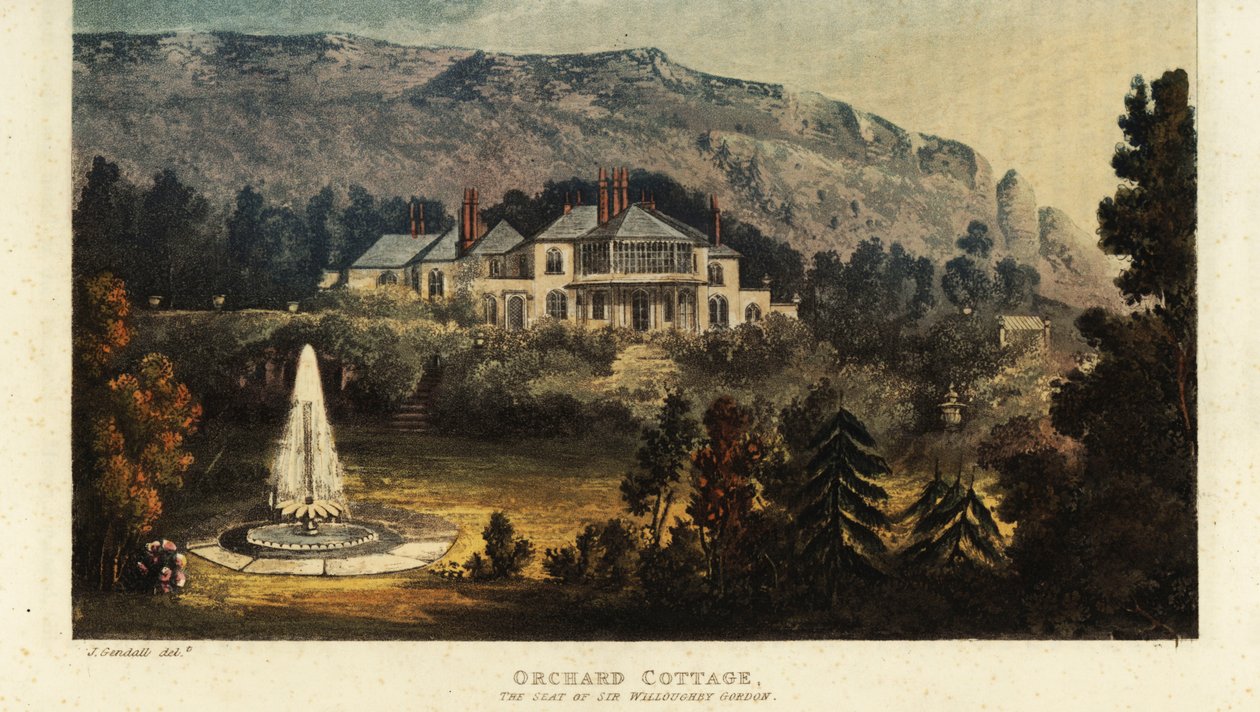 Orchard Cottage, Isle of Wight, het huis van Sir Willoughby Gordo door British School
