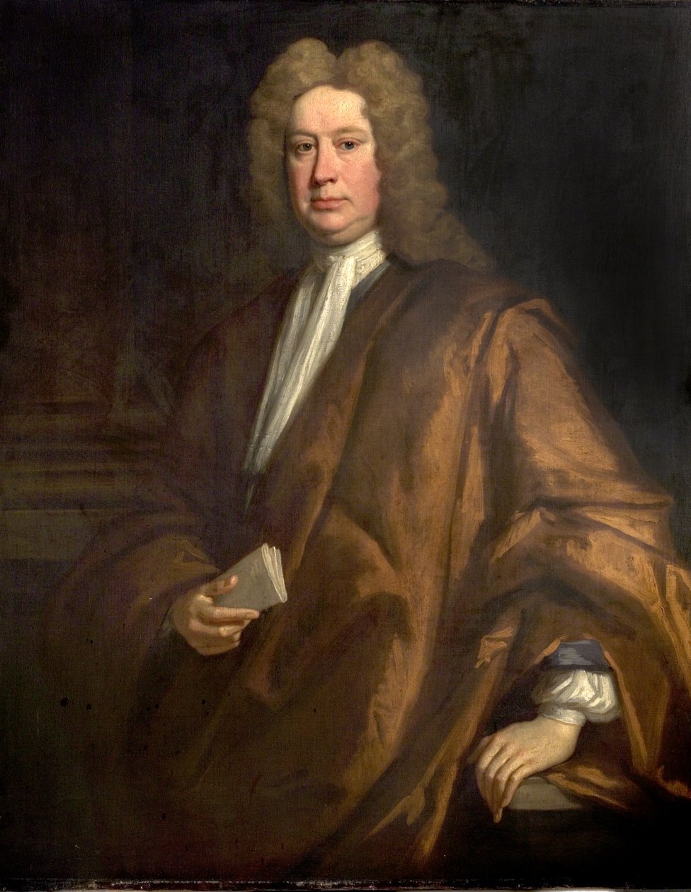 Portret van een man door British School