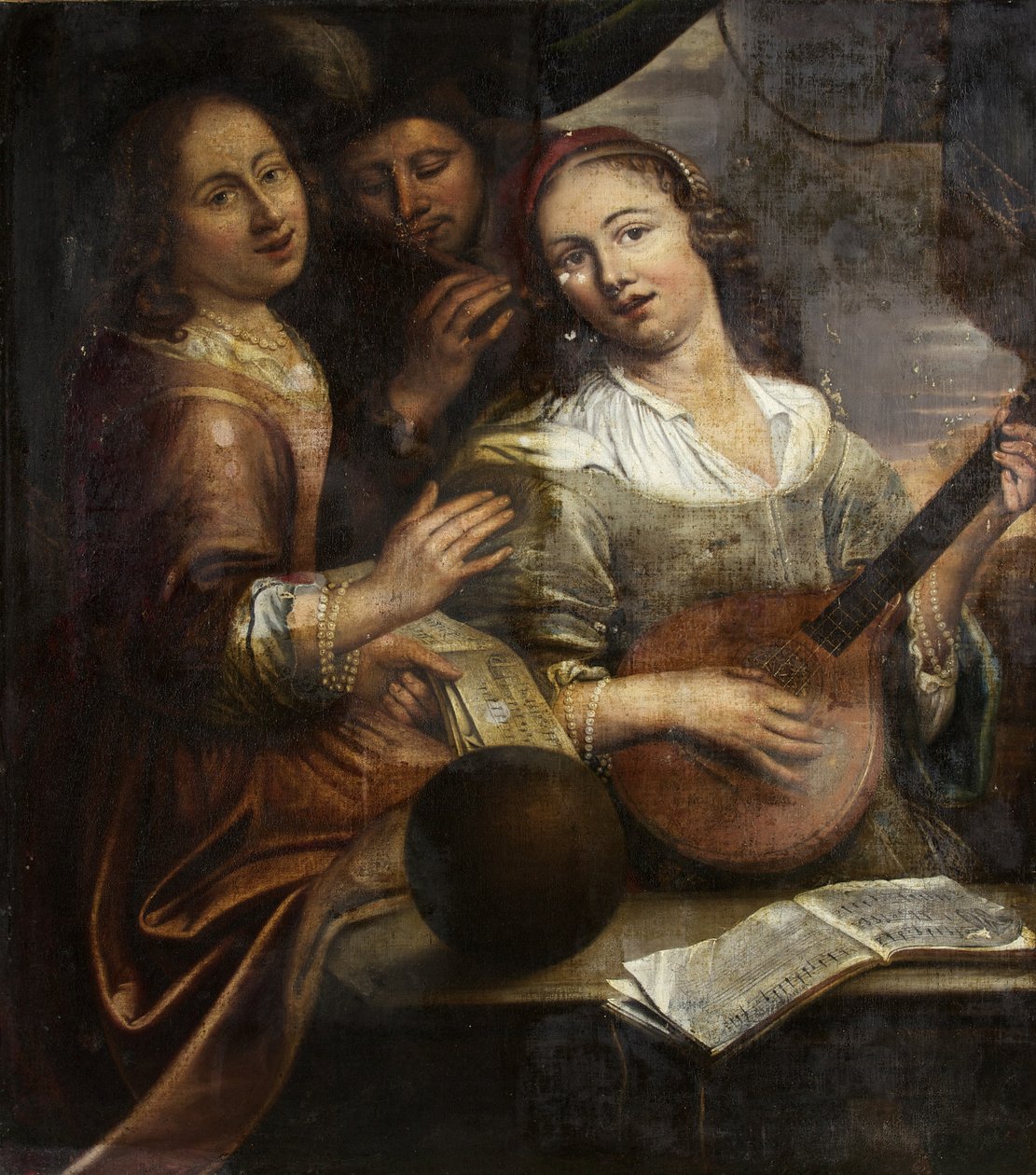 Drie Muzikanten, ca. 1700 door British School