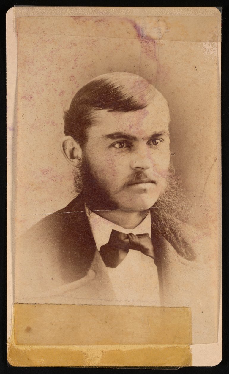 Portret van Moses McCure Strong, 1876 door Broich and Kremer