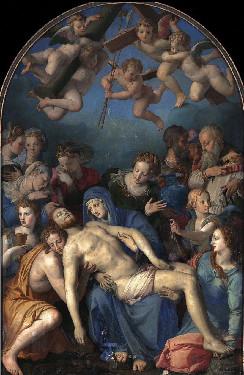 Afzetting van Christus door Bronzino