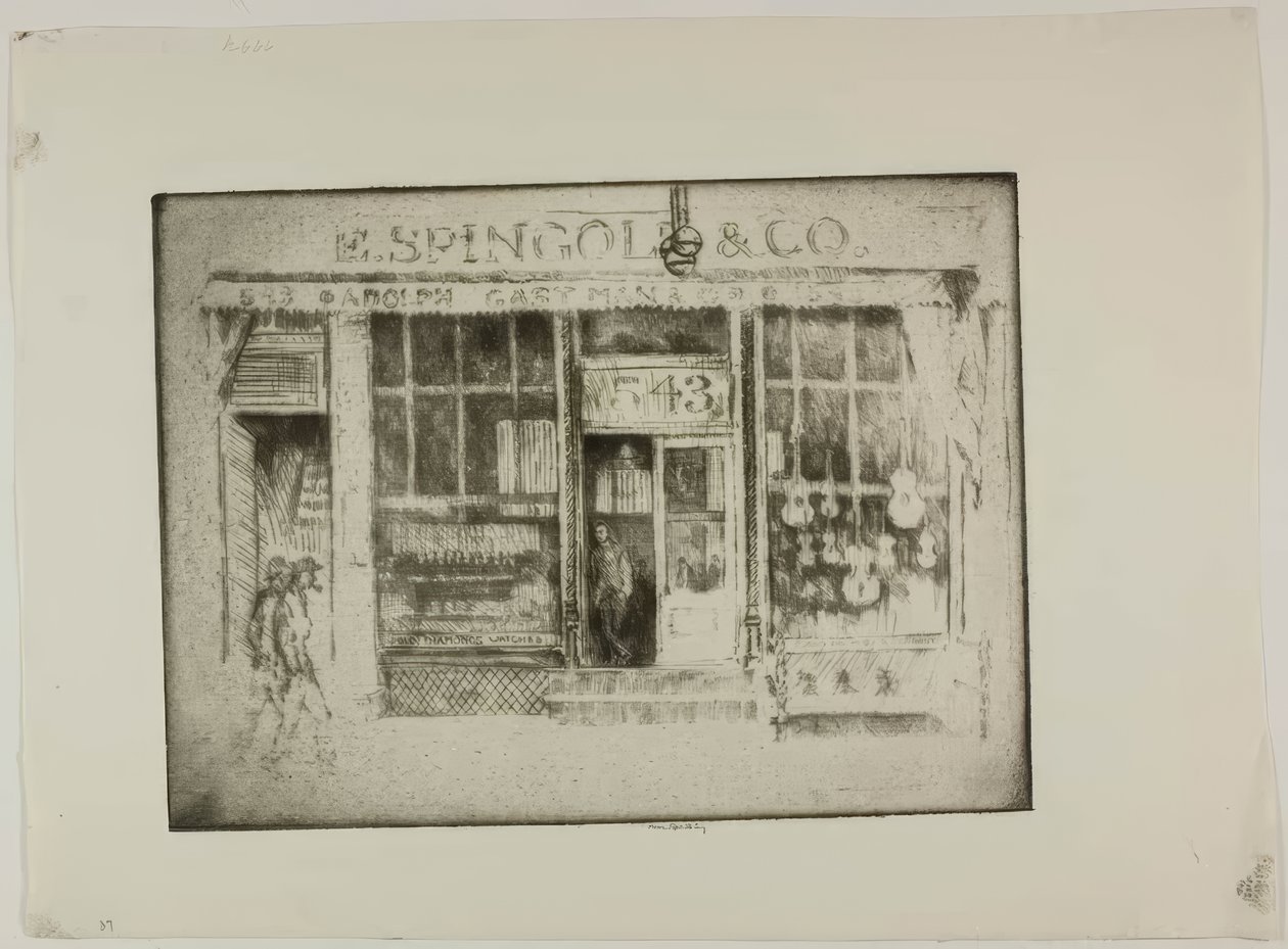 Chicago - De pandjesbaas door Bror Julius Olsson Nordfeldt