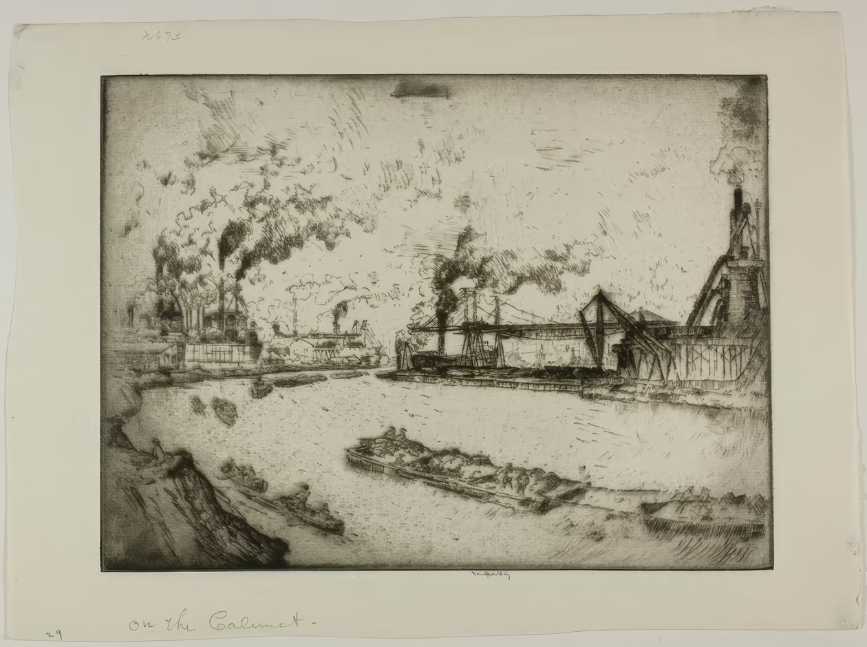 Op de Calumet door Bror Julius Olsson Nordfeldt