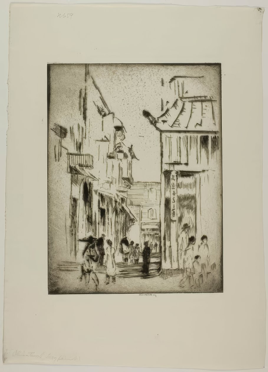 San Francisco - Chinatown door Bror Julius Olsson Nordfeldt