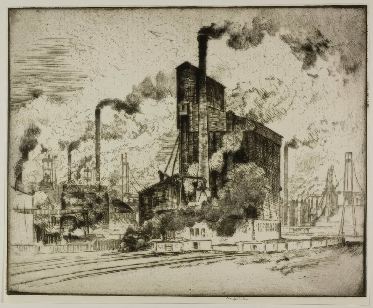 De grote lift door Bror Julius Olsson Nordfeldt